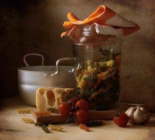 Натюрморты с макаронными изделиями. Картинки с макаронами 2