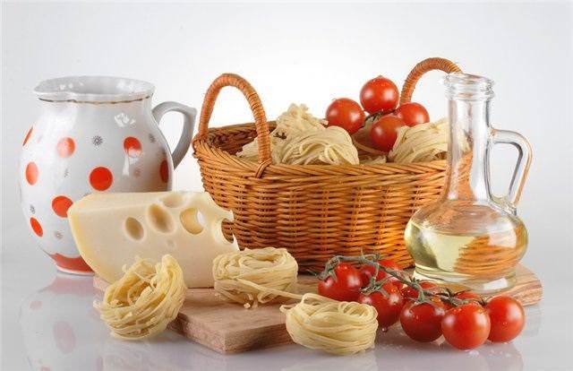 Натюрморты с макаронными изделиями. Картинки с макаронами 4
