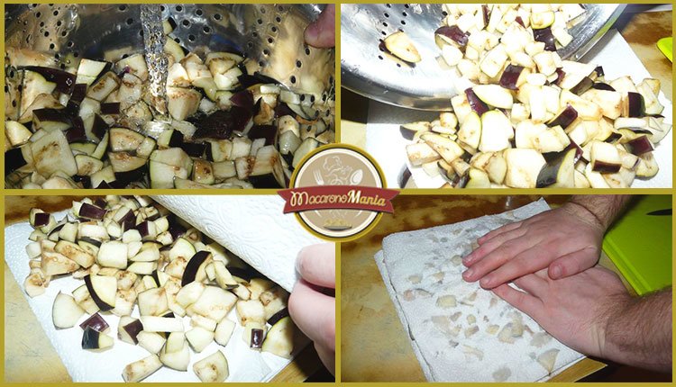 Паста алла норма с баклажанами. Приготовление. Шаг 2