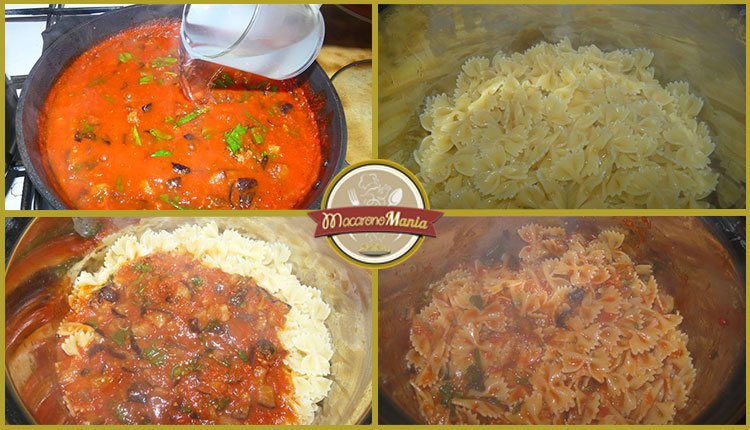 Паста алла норма с баклажанами. Приготовление. Шаг 7
