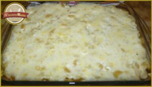 Макароны с сыром в духовке или Мак н чиз с мясом. Пошаговый рецепт. Шаг 7