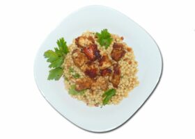 Кускус (Птитим) с курицей и кедровыми орешками. Рецепт приготовления с фото