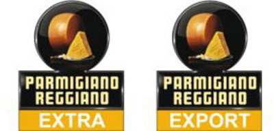 Parmigiano-Reggiano знак настоящего сыра EXPORT и EXTRA