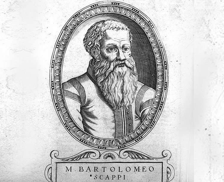 Бартоломео Скаппи (итал.Bartolomeo Scappi) Повар папского двора, с титулом пфальцграфа, Бартоломео Скаппи (итал.Bartolomeo Scappi)